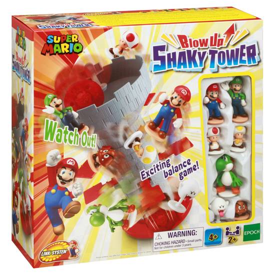 Epoch Super Mario Blow Up Shaky Tower Balance Game
