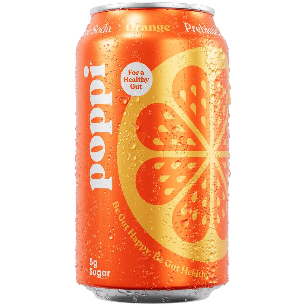 Poppi Prebiotic Soda (12 fl oz) (orange)