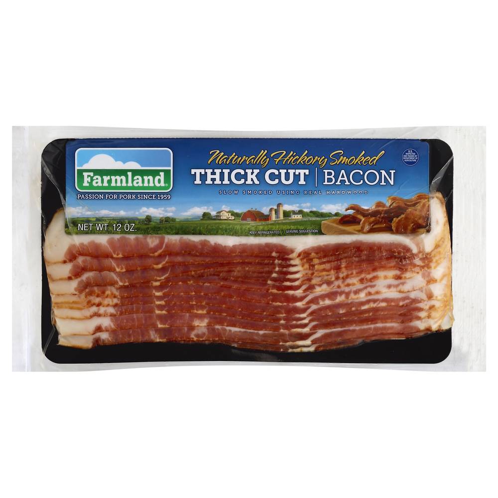 Farmland Hickory Smoked Thick Cut Bacon (12 oz)