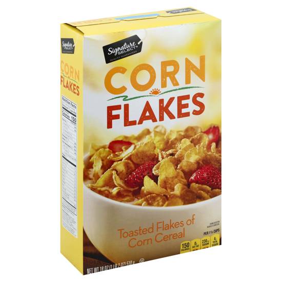 Signature Select Corn Toasted Flakes Of Corn Cereal