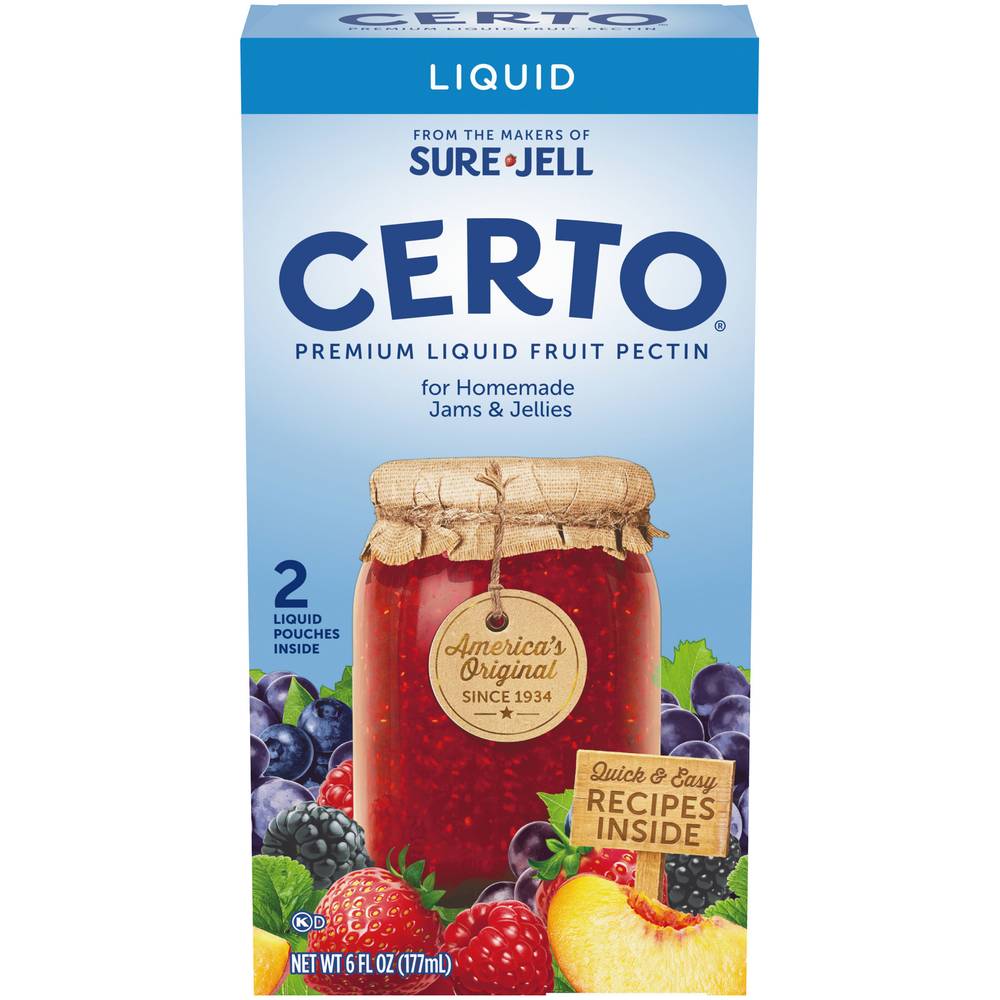 Sure Jell Certo Liquid Fruit Pectin (6 fl oz, 2 ct)