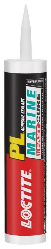 LOCTITE PL Marine Fast Cure 10.1-oz Exterior and Specialty White Paintable Advanced Sealant Caulk