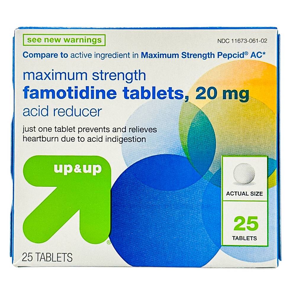 up&up Famotidine Maximum Strength Acid Reducer Tablets (25 ct)