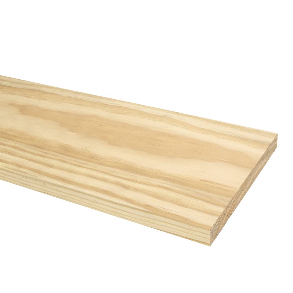 RELIABILT 1-in x 8-in x 4-ft Clear S4S Radiata Pine Common Board | L51244814