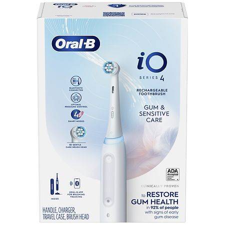 Oral-B Io Series Electric Rechargeable Toothbrush With Brush Head (white)
