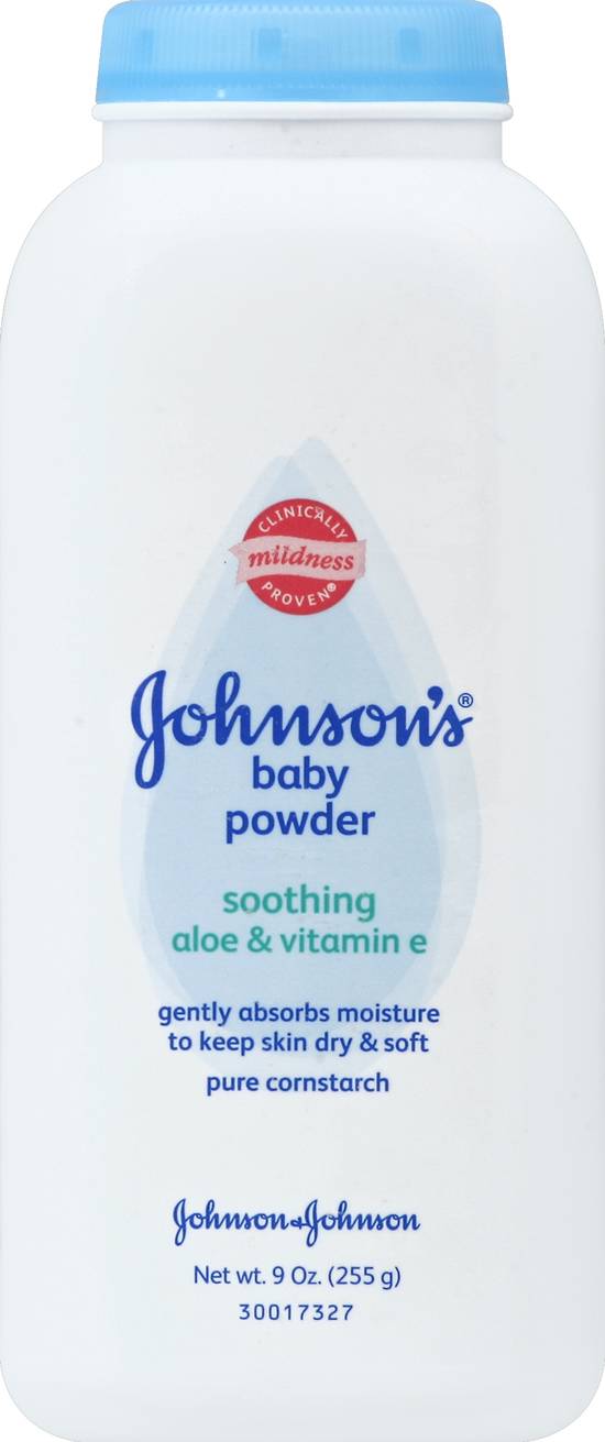 Johnson's Soothing Aloe & Vitamin E Baby Powder