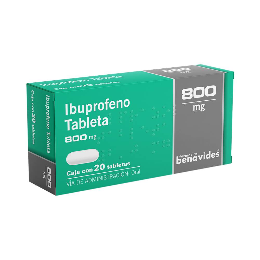 Almus ibuprofeno tabletas 800 mg (20 piezas)
