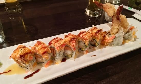 Angry dragon roll