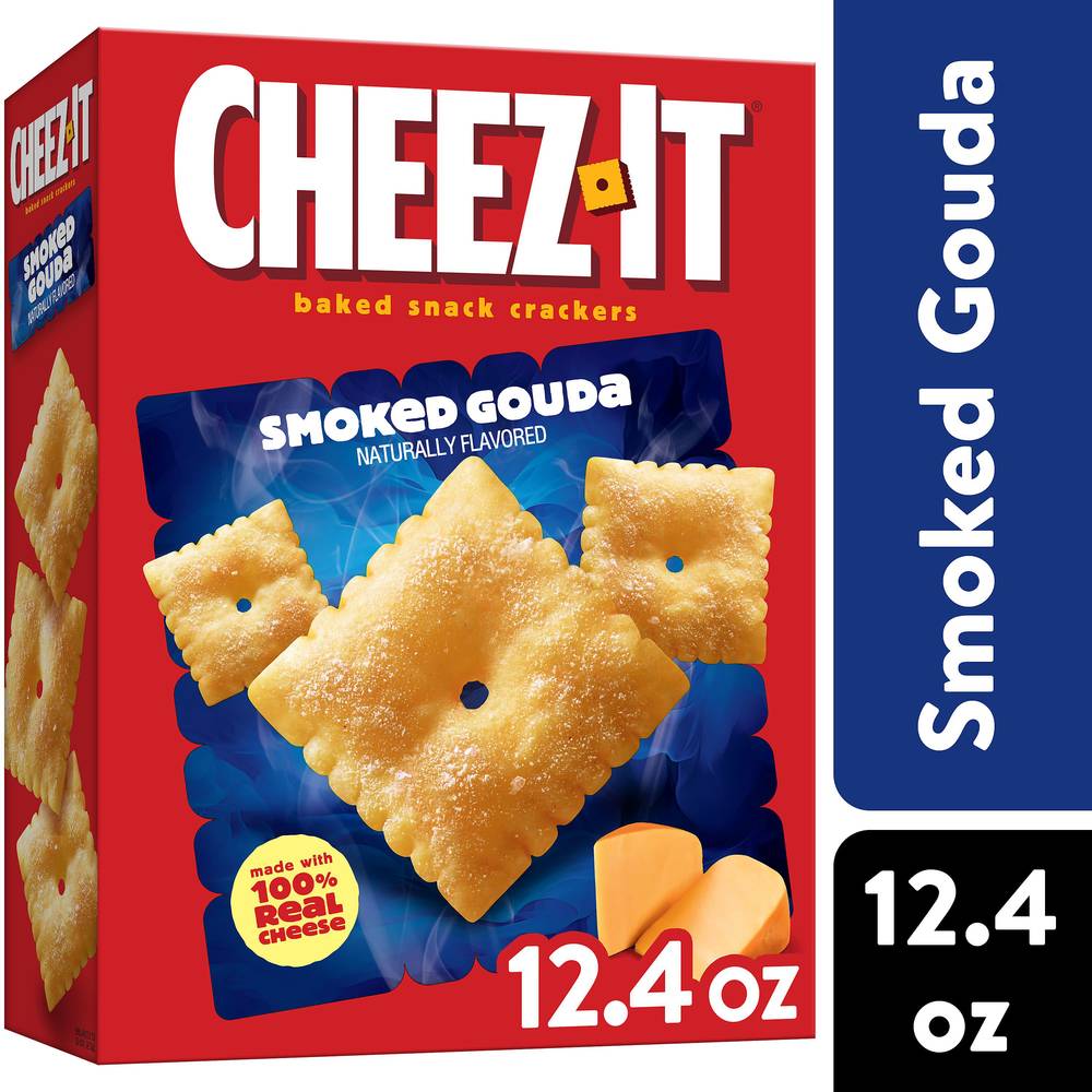 Cheez-It Crackers Smoked Gouda Baked Snack Crackers (12.4 oz)