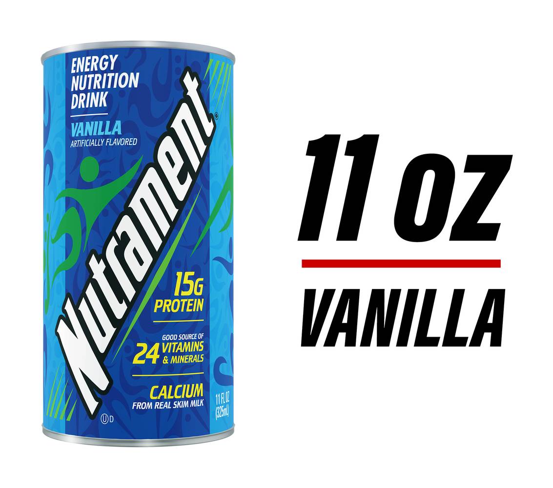 Nutrament Energy Nutrition Drink, Vanilla (11 fl oz)