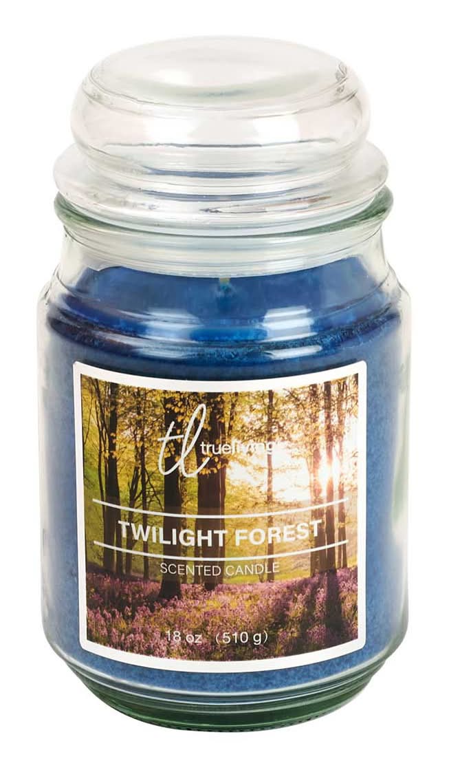 True Living Scented Candle Twilight Forest 18 Oz