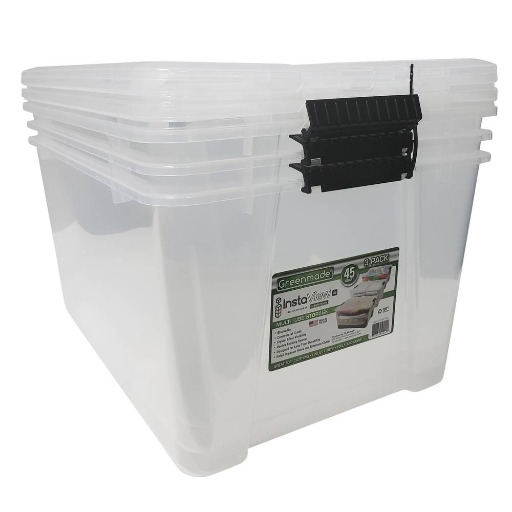 Greenmade Instaview boîtes de rangement transparentes - Instaview clear storage boxes
