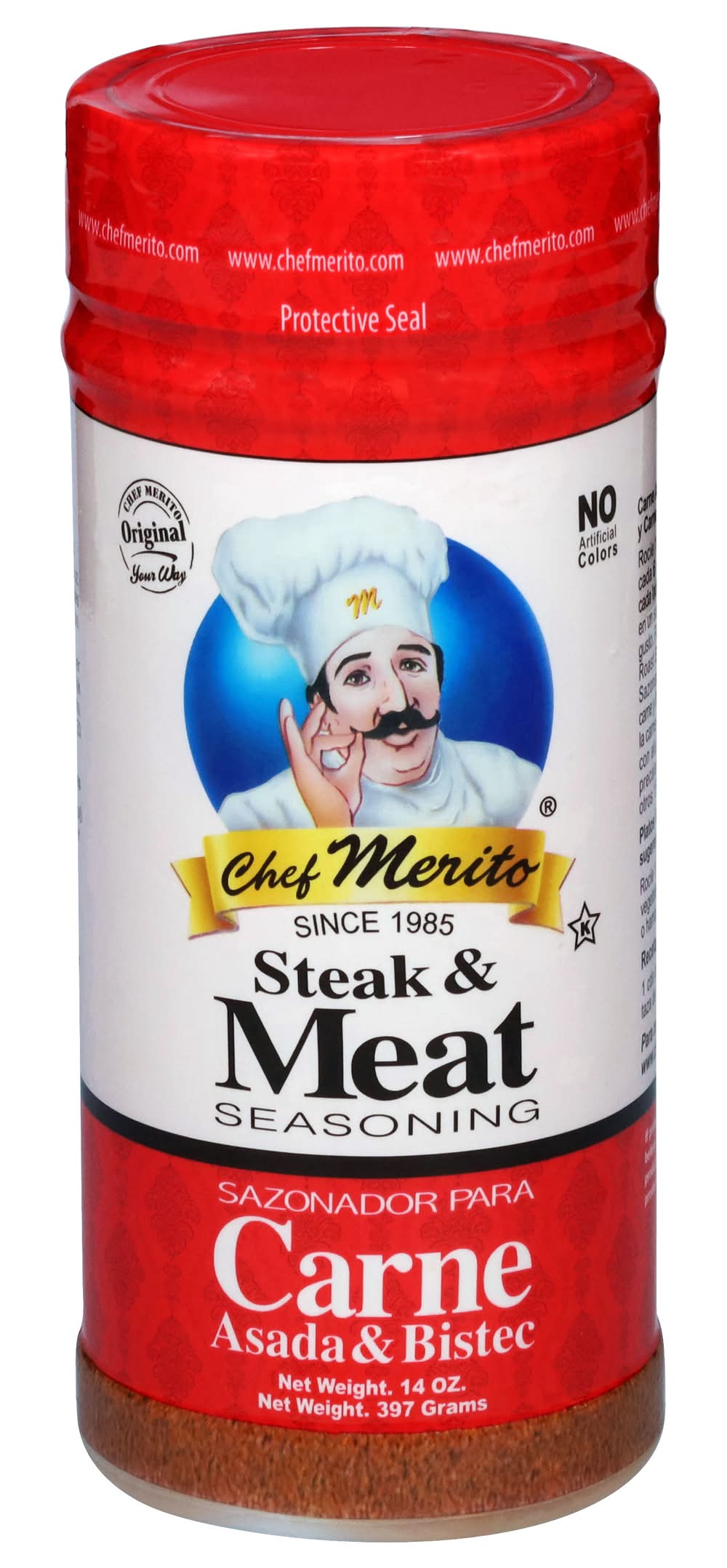 Chef Merito Steak & Meat Seasoning (14 oz)