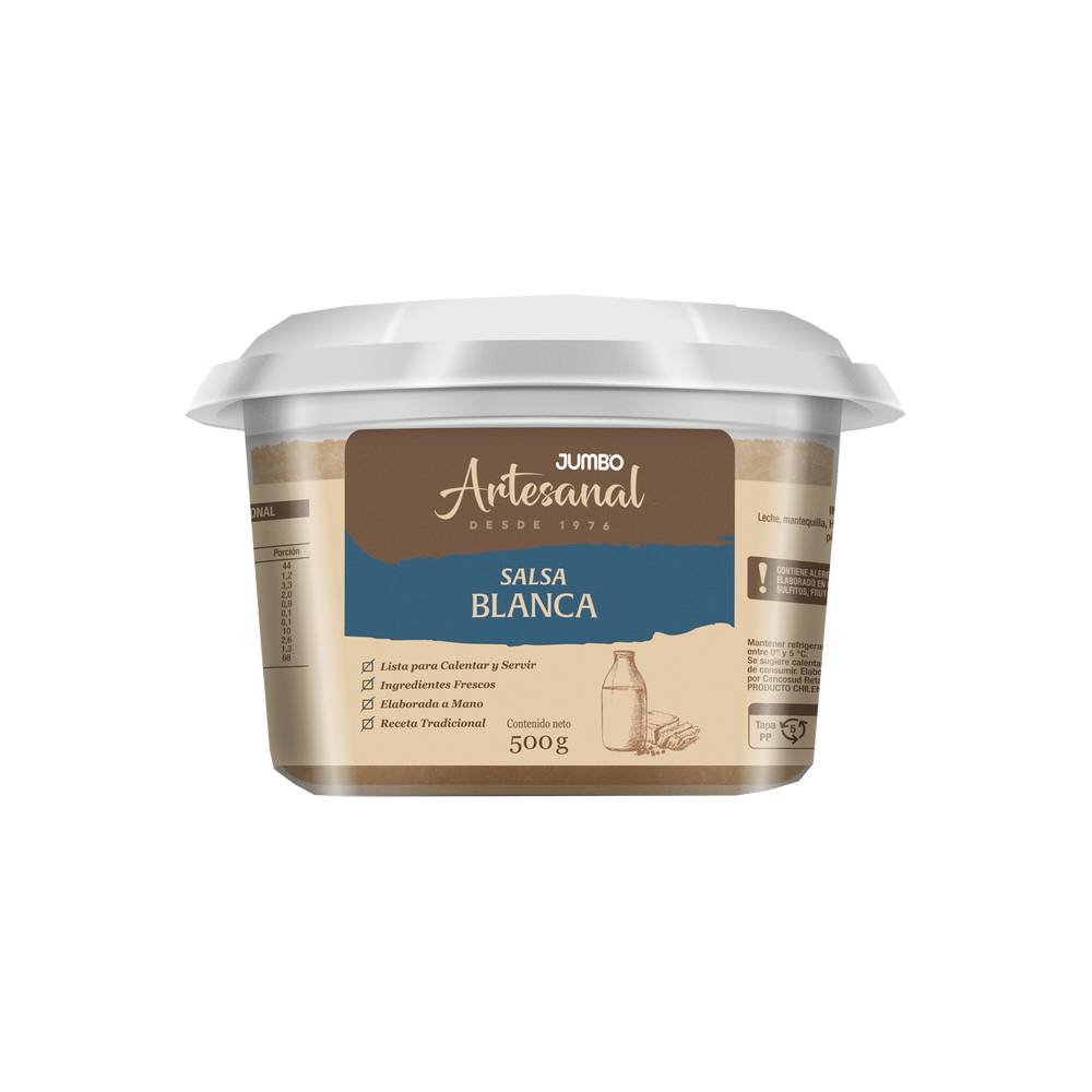 Jumbo Artesanal · Salsa blanca (500 g)