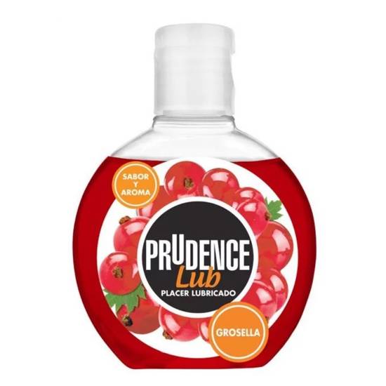Prudence lubricante aroma y sabor grosella (botella 75 ml)