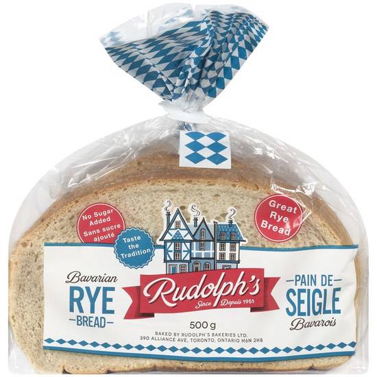 Rudolph's Bavarian Rye Bread (500 g)