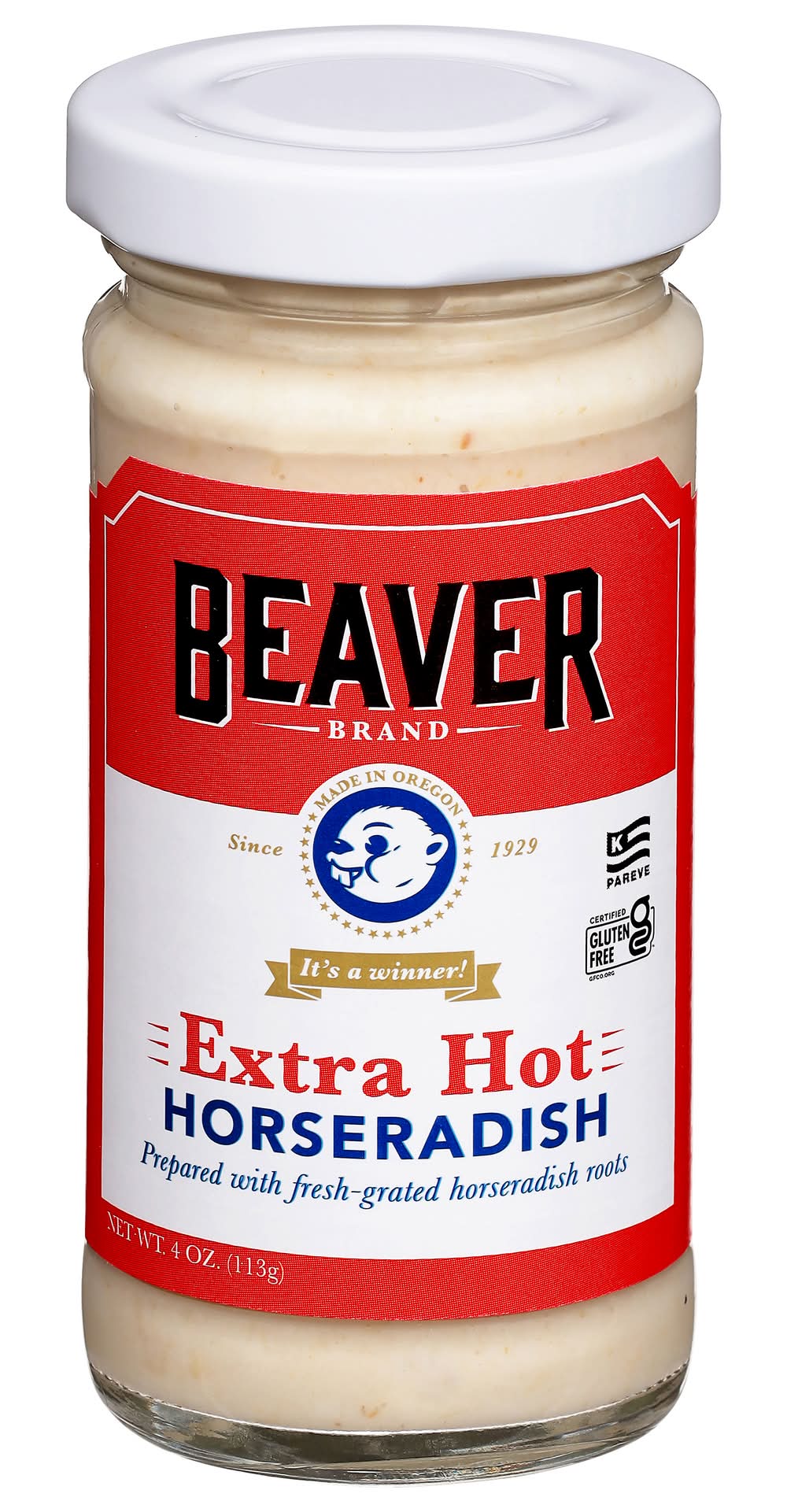 Beaver Extra Hot Horseradish (4 oz)