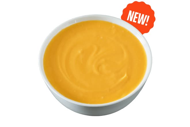 CUP OF CHEDDAR CHEESE SAUCE