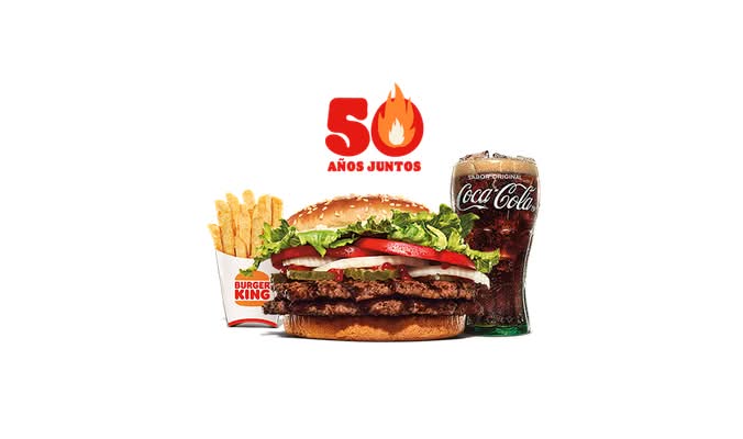 Menú Doble Whopper®