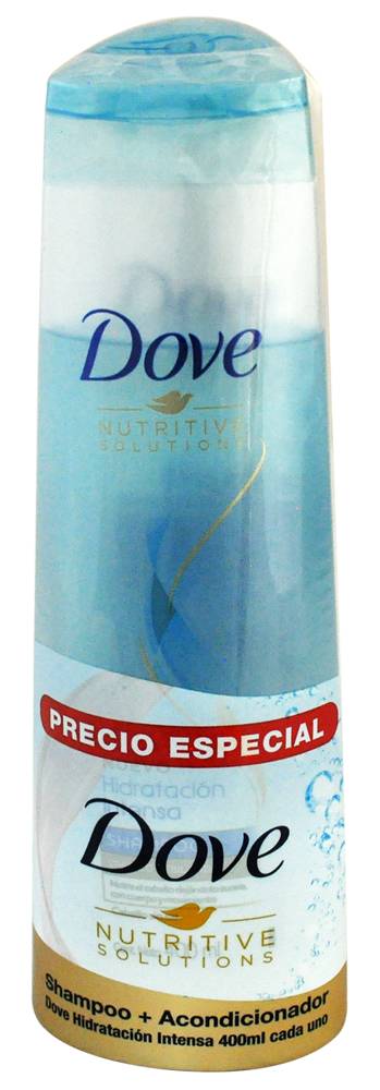 Dove PACK SH+AC HIDRAT INTENS *400+400ML