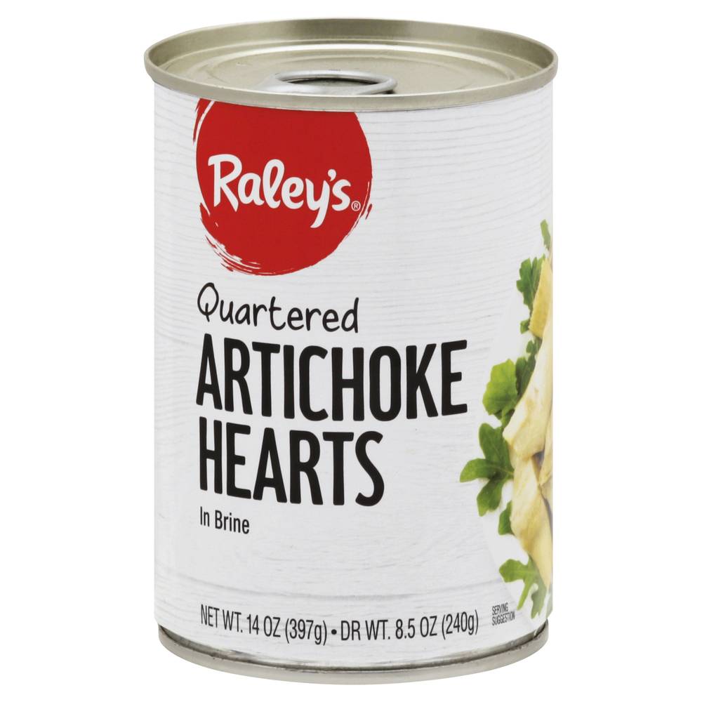 Raley'S Artichoke Hearts, Quartered 14 Oz