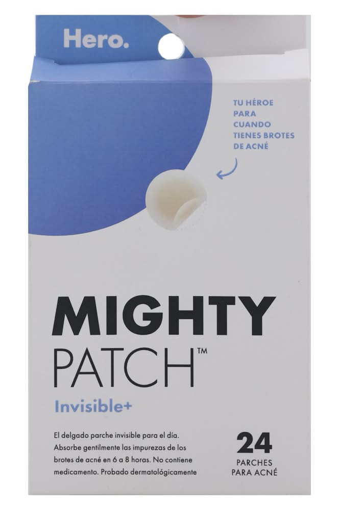 Hero · Mighty patch parches invisibles para acné (24 un)