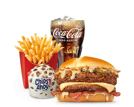 Menú Completo Mediano Doble McExtreme Bulled Pork