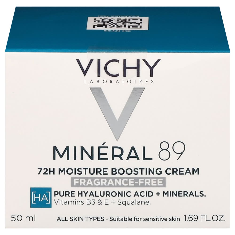 Vichy Mineral 89 Hydrating Face Moisturizer Fragrance-Free (1.7 oz)