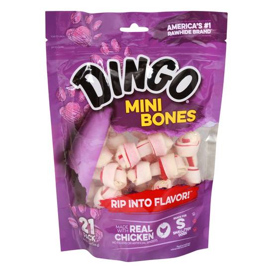 Dingo Small/Toy Mini Bones pack (21 ct)