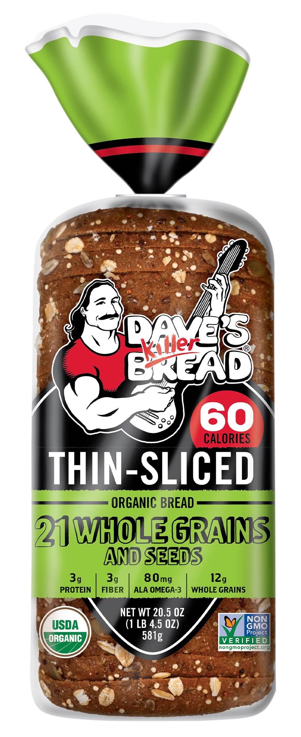 Dave's Killer Bread Thin Sliced Organic Bread (1.28 lbs)