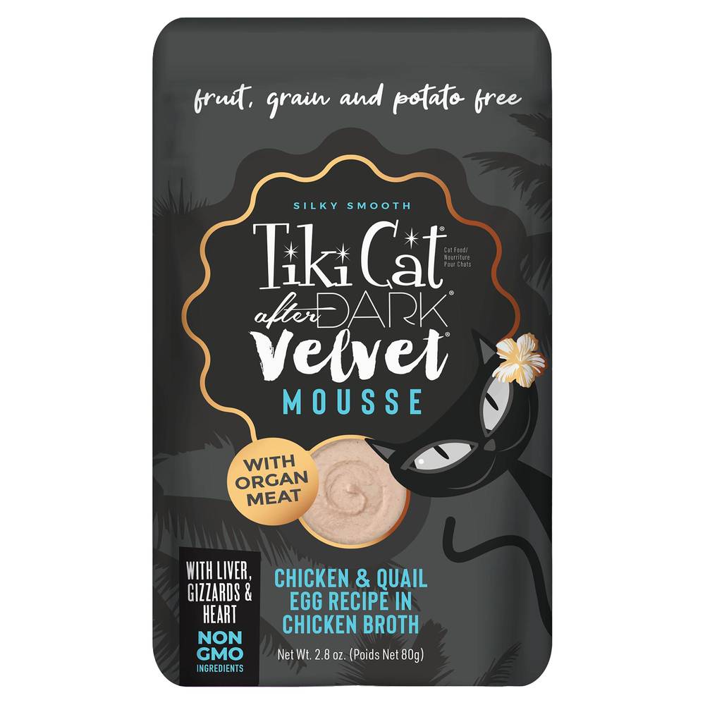 Tiki Cat After Dark Velvet Mousse (Flavor: Chicken & Quail Egg)