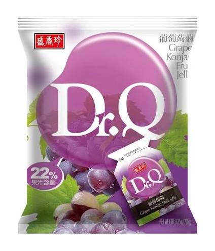�盛香珍DR.Q蒟蒻(葡萄)265g#4710174113173