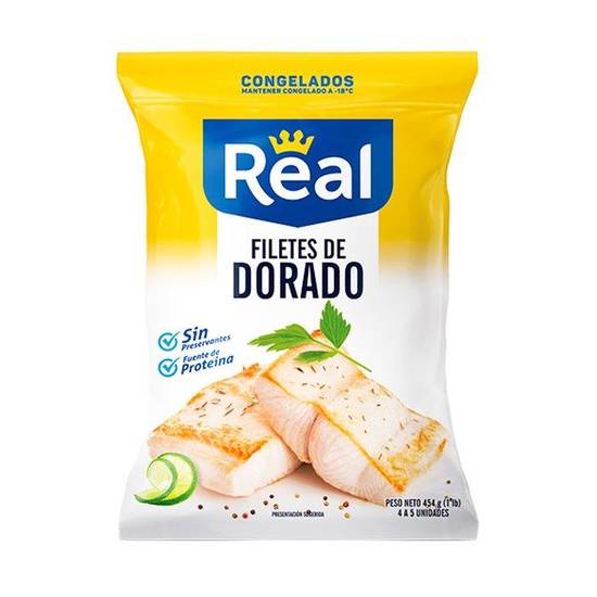 Filetes De Dorado Real 454 Gr