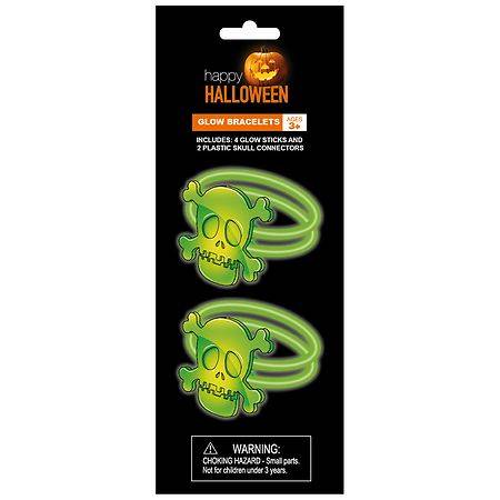 Festive Voice Happy Halloween Glow Bracelets - 2.0 ea