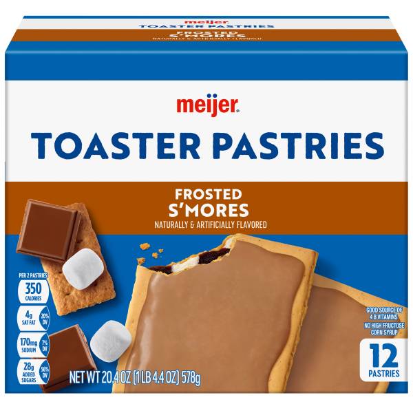 Meijer Frosted S'mores Toaster Pastries, 12 ct