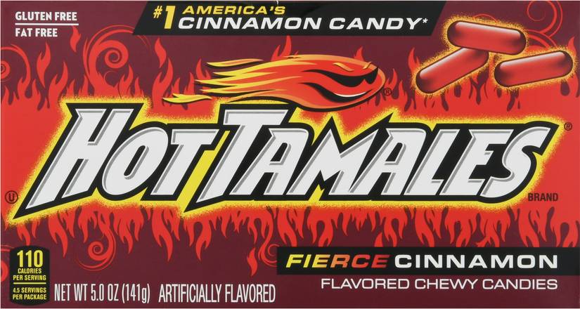 Hot Tamales Fierce Chewy Candies (cinnamon)