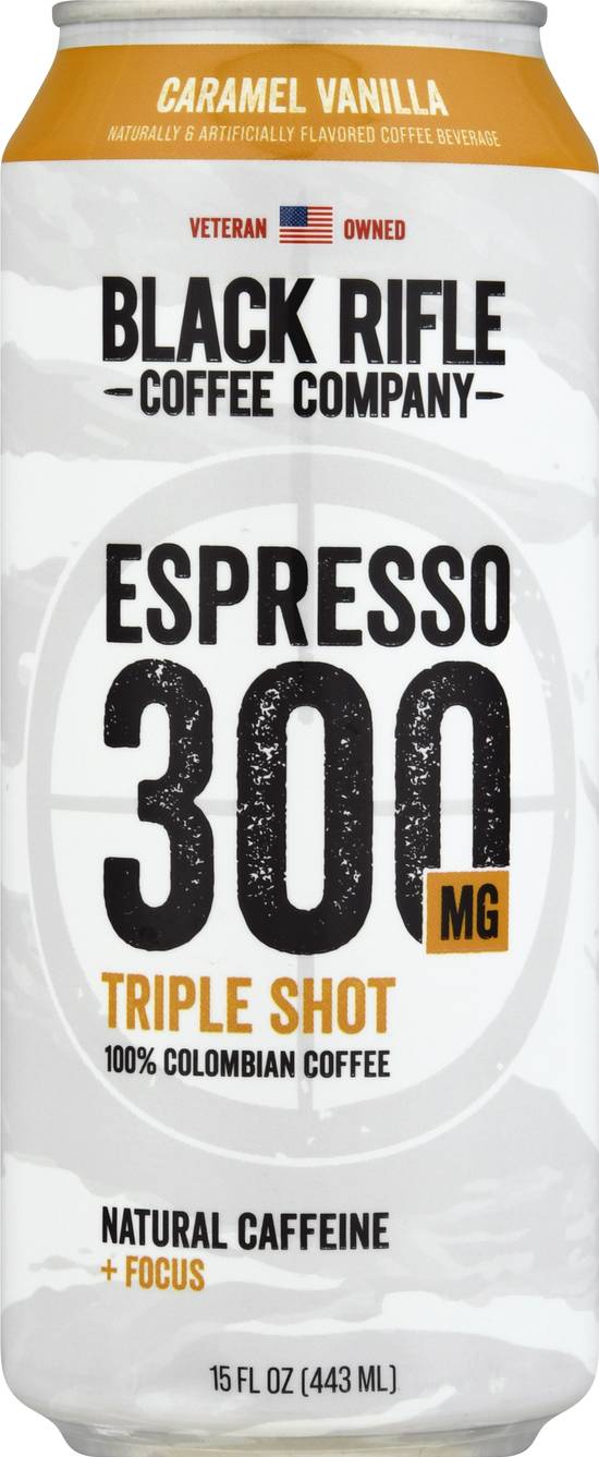 Black Rifle Coffee Company Espresso 300 mg Caramel Vanilla Coffee (15 fl oz)