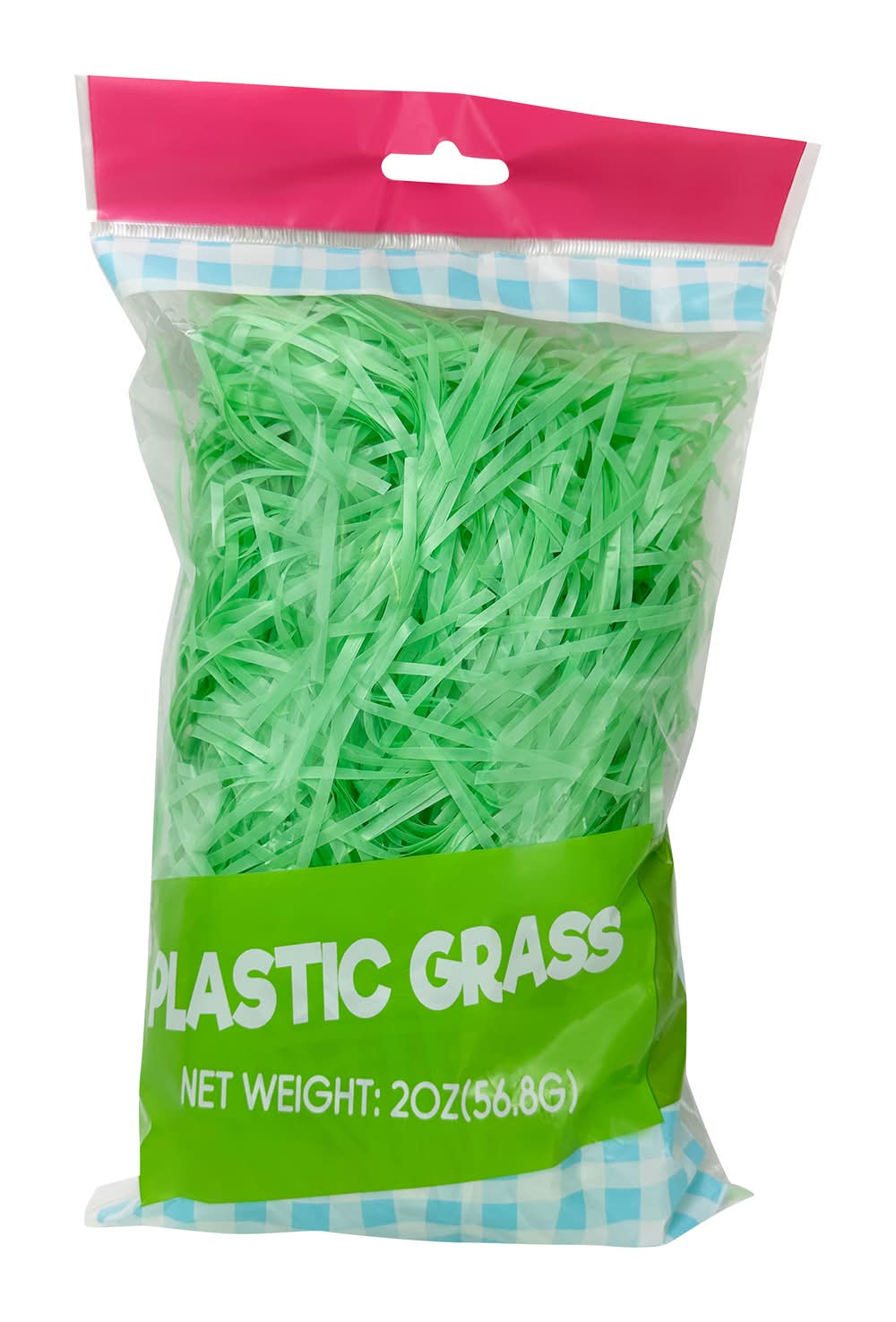 Plastic Easter Grass 2oz Green
