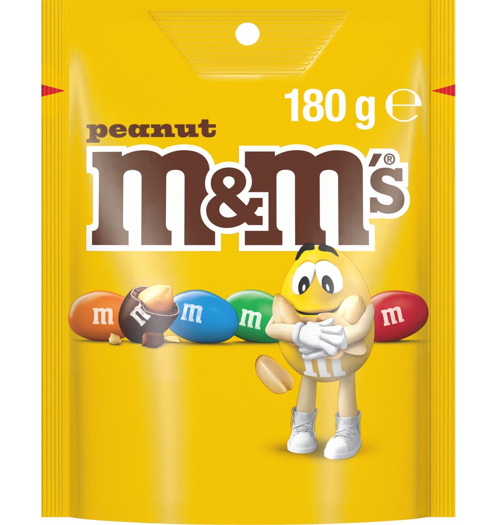 M&M's Milk Chocolate Covered Peanuts (180g)