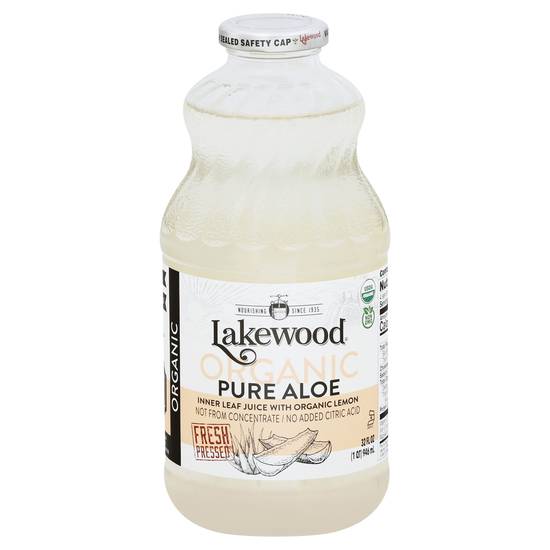 Lakewood Organic Pure Aloe Juice With Organic Lemon (946 ml)