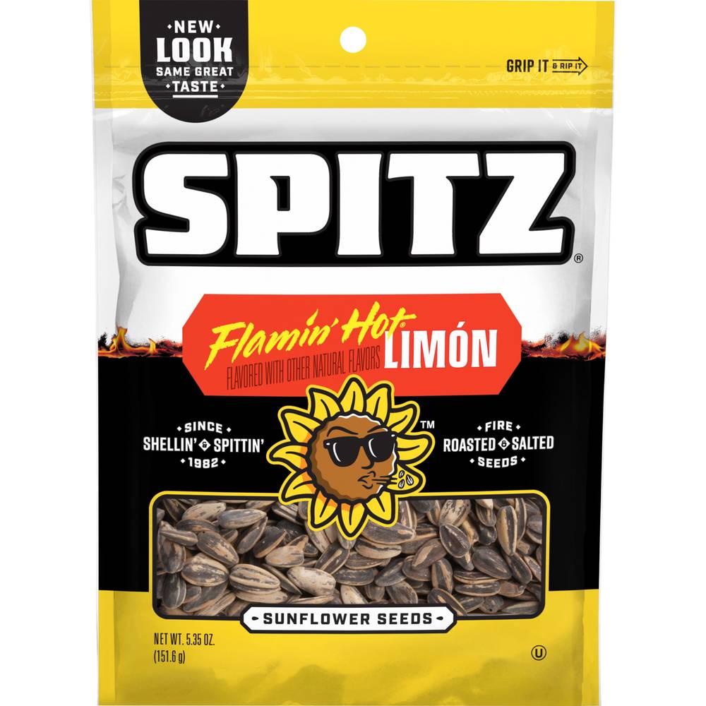 Spitz Flamin' Hot Sunflower Seeds (limon)