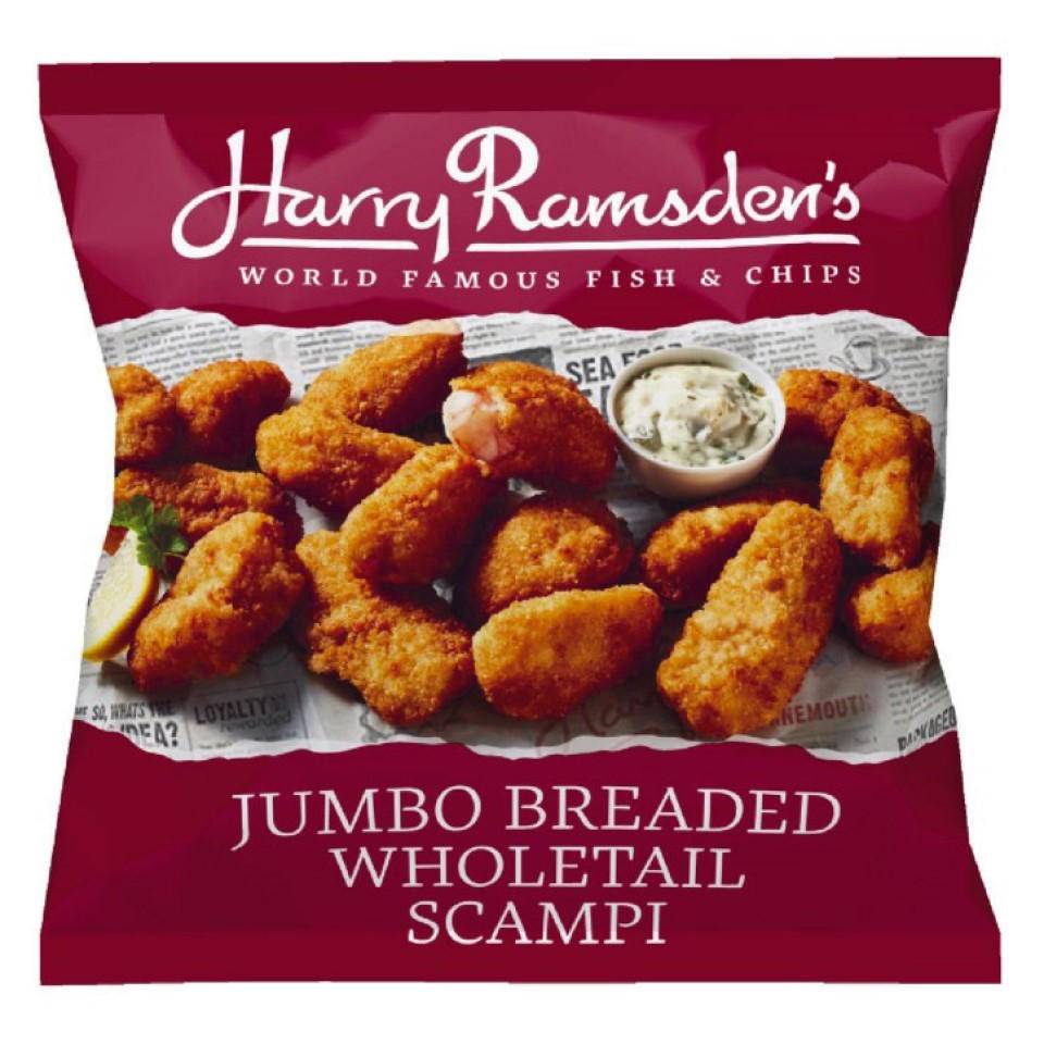 Harry Ramsden's Jumbo Scampi 250g