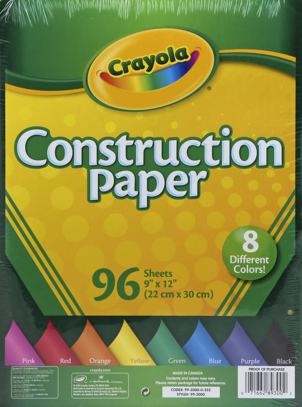 Crayola Construction Paper