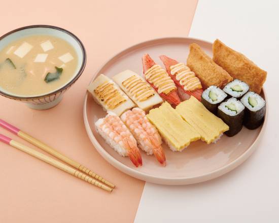 童趣壽司餐 (附湯或飲品) Sushi Kids Meal (Free Soup or Drink)