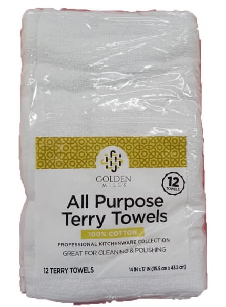 General Mills All Purpose Terry Towels, 14x17 in (12 ct)