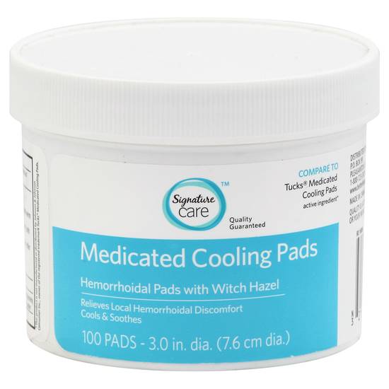 Signature Care Medicated Cooling Pads