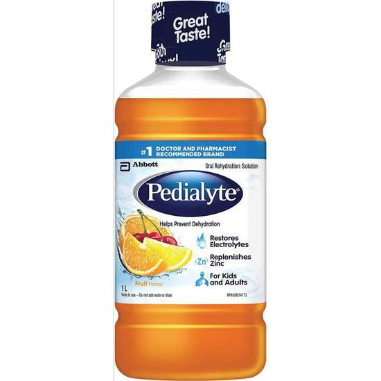 Pedialyte Electrolyte Solution Fruit (1 L)