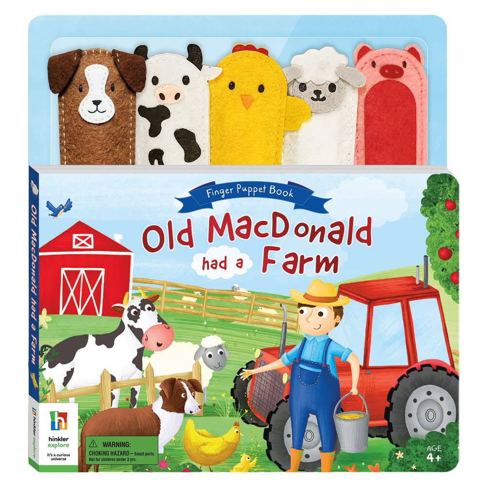 Hinkler Old Macdonald Had a Farm Finger Puppet Book
