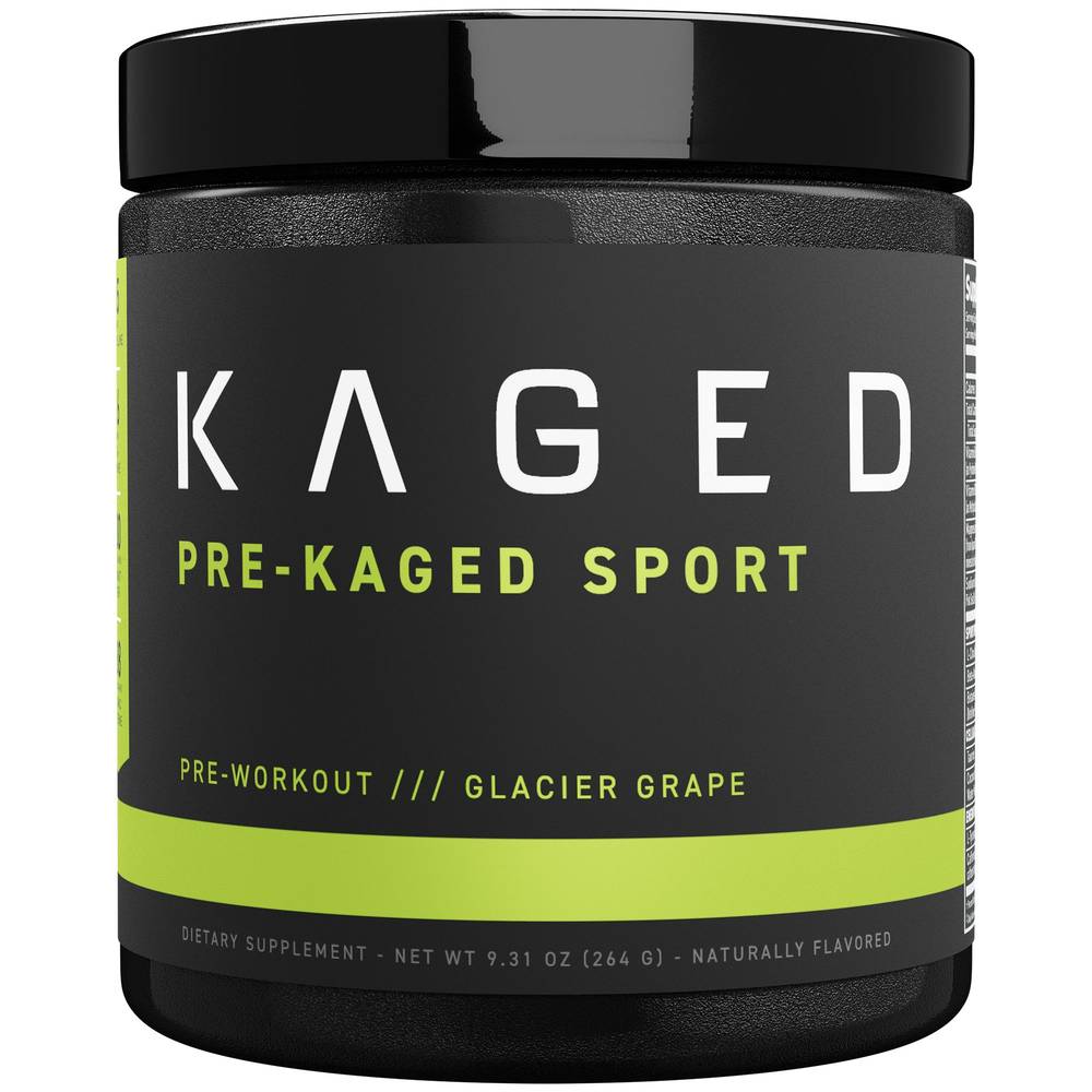 Pre-Kaged Sport Pre-Workout - Glacier Grape (9.38 Oz. / 20 Servings)