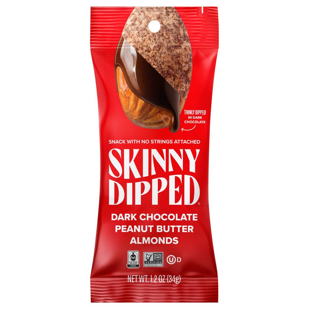 Skinny Dipped Dark Chocolate Peanut Butter Almonds (1.2 oz)